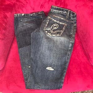 Bebe distressed jeans